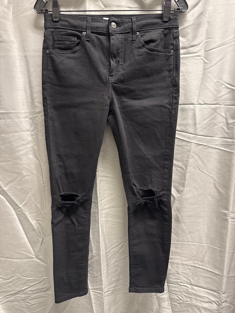 Topshop Jamie Petite Jamie Black Jeans Size 30